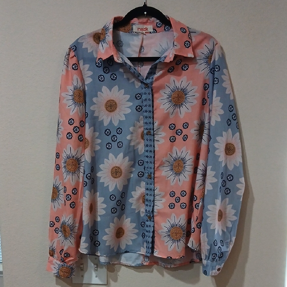 Mazik Blouse Lg Os - Picture 1 of 4